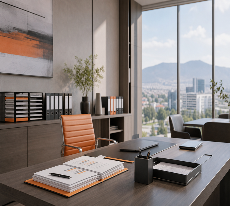 Administración corporativa y orden operativo B2B